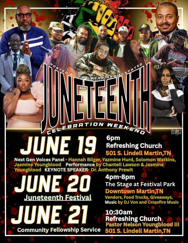 Juneteenth 2026 Three Day Schedule