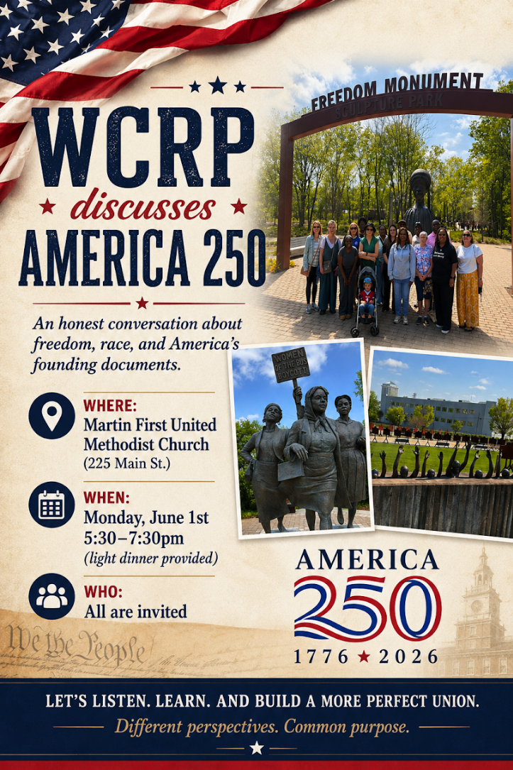 WCRP Discusses America 250 on June 1st, 2026